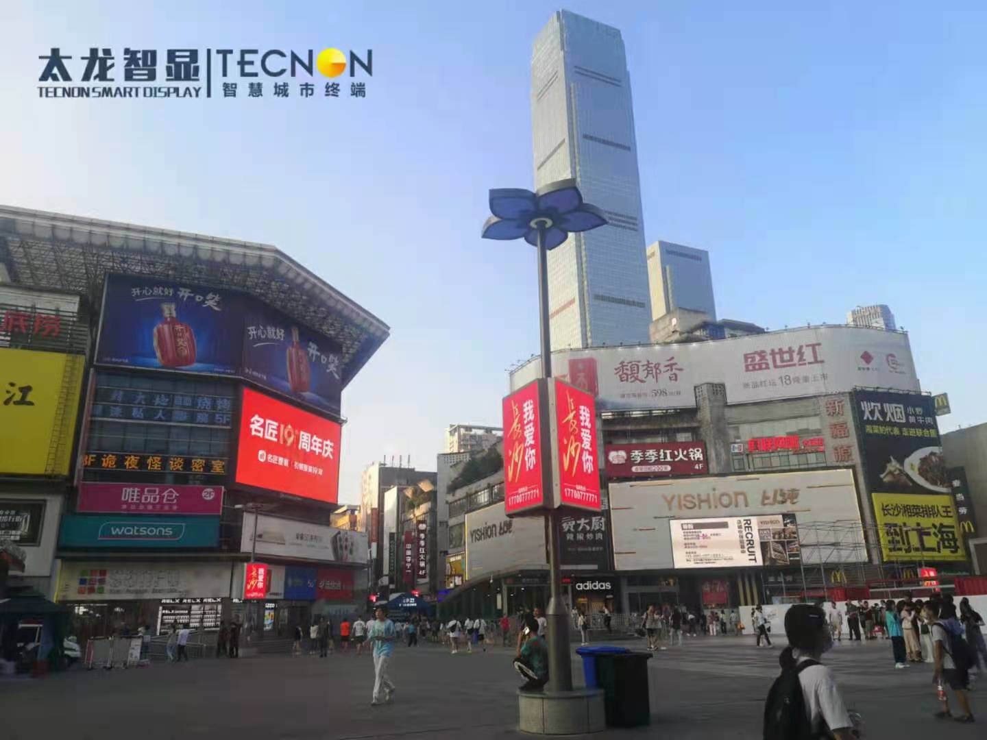 LED燈桿屏，智慧路燈，智慧燈桿